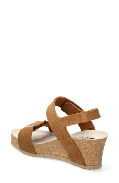 Mephisto Leonore Ankle Strap Sandal In Brown