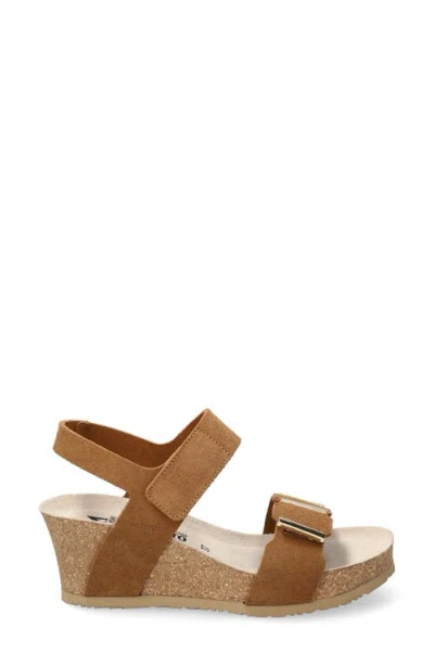 Mephisto Leonore Ankle Strap Sandal In Brown