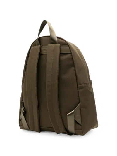 A.p.c. Logo-print Backpack In Green