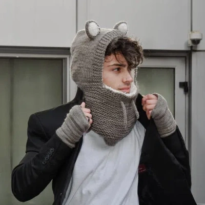 Nirvanna Designs Reverse Step Handwarmers In Gray