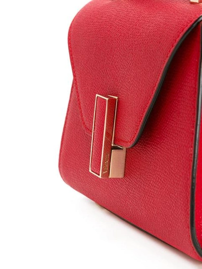 Shop Valextra Micro Shoulder Bag In Red