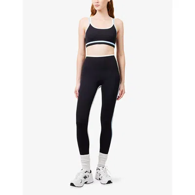 Splits59 Womens Black/skylight Sam 7/8 Workout Leggings