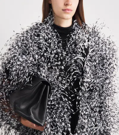 Lapointe Marbled Ostrich Feather Jacket