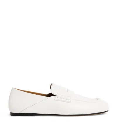 Sandro Paris Leather Round-toe Loafers In Multi