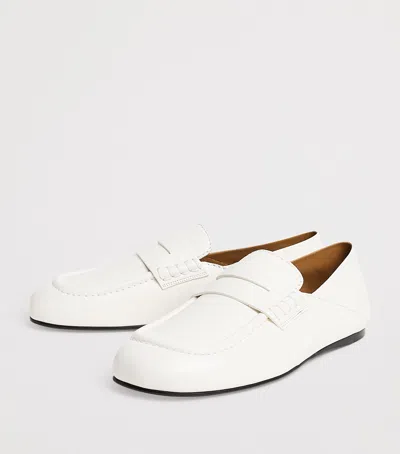 Sandro Paris Leather Round-toe Loafers In Multi