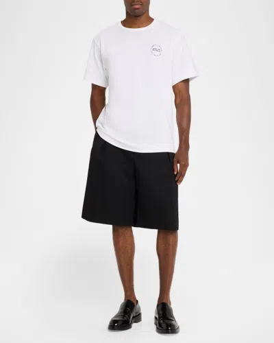 Helmut Lang Short-sleeved T-shirt In White
