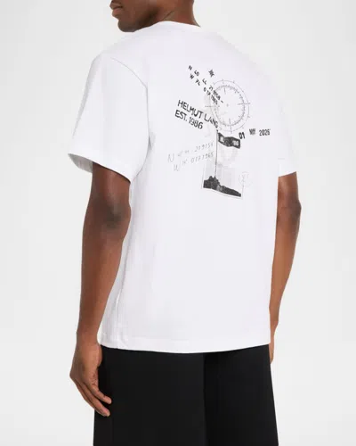 Helmut Lang Short-sleeved T-shirt In White