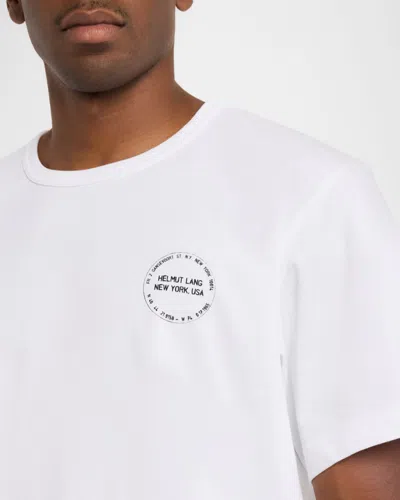 Helmut Lang Short-sleeved T-shirt In White