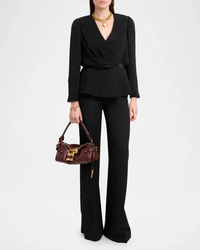 Chloé Single-breasted Wool Blazer In Black