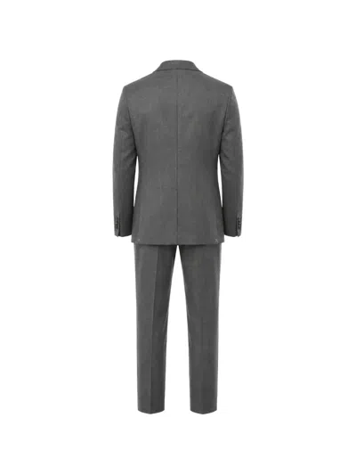 Corneliani Single-breasted Suit In Gray