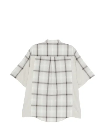 Undercover Check-pattern Short-sleeve Shirt In Multi