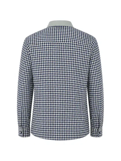 Dsquared2 Checked-pattern Patch-detail Shirt In Multi