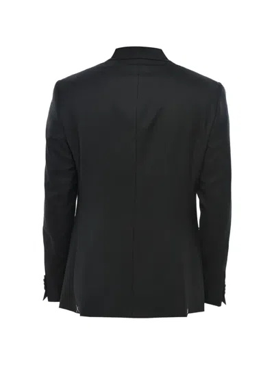Corneliani Single-breasted Blazer In Black