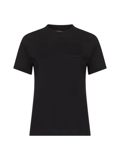 Jacquemus Womens Black Le T-shirt Grosgrain-logo Cotton-jersey T-shirt In Black