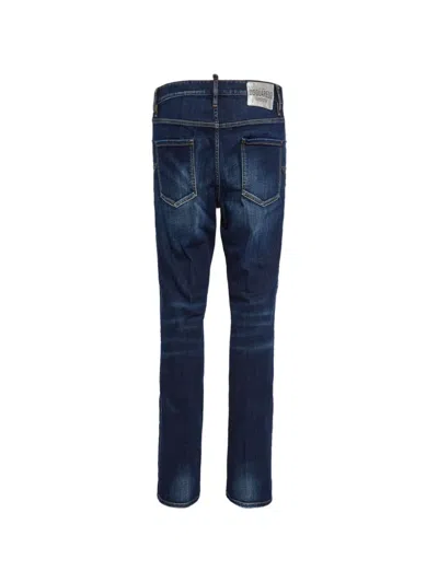 Dsquared2 642 Super Star-patchwork Distressed Jeans In Multi
