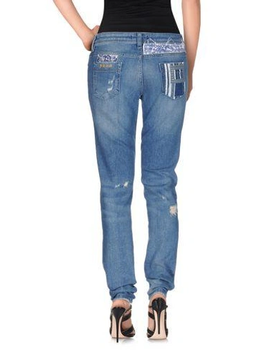 Shop Just Cavalli Denim Pants In Blue