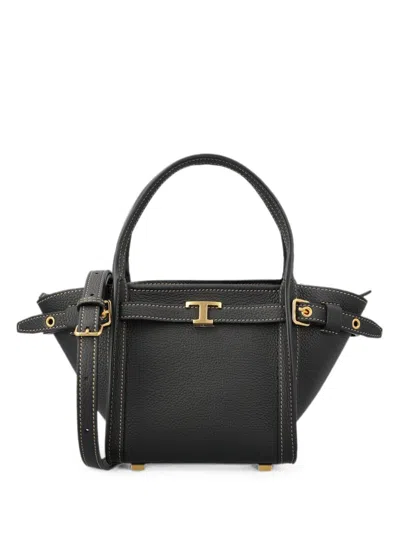 Tod's T Timeless Pebbled Leather Backpack In Brown