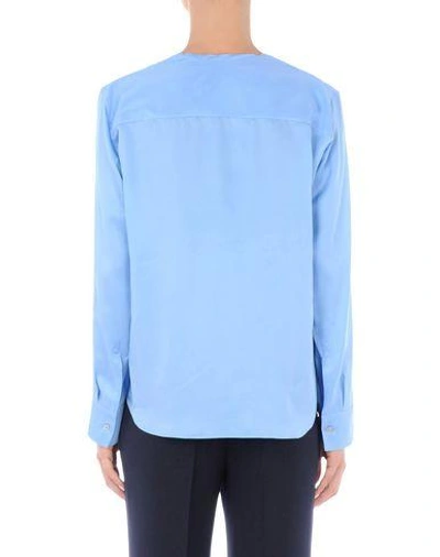 Shop Jil Sander Blouse In Azure