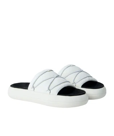 Moon Boot Icon Rope-detail Platform Sandals In White
