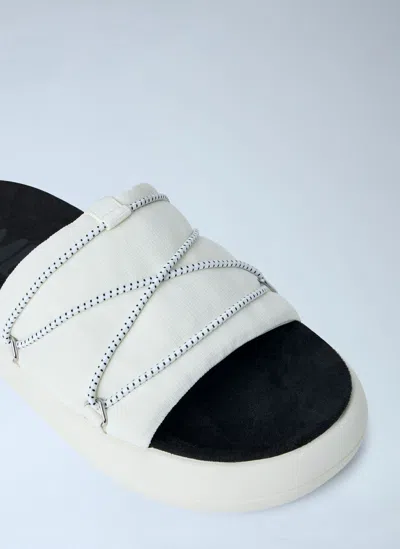Moon Boot Icon Rope-detail Platform Sandals In White