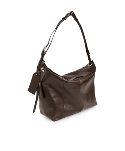 Furla Rectangular Shoulder Bag In Smooth Leather In Black