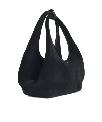 Coperni Zippered Handbag In Black