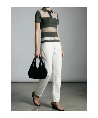 Coperni Zippered Handbag In Black
