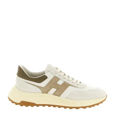 Hogan Hyperlight Logo-patch Sneakers In White