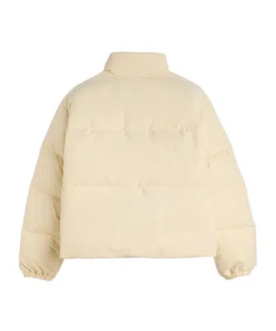 Jil Sander Technical Quilted Down Blouson In Yellow