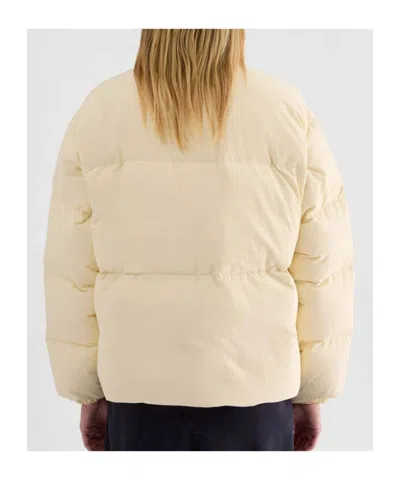 Jil Sander Technical Quilted Down Blouson In Yellow