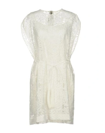 Mcq By Alexander Mcqueen Short Dress In White