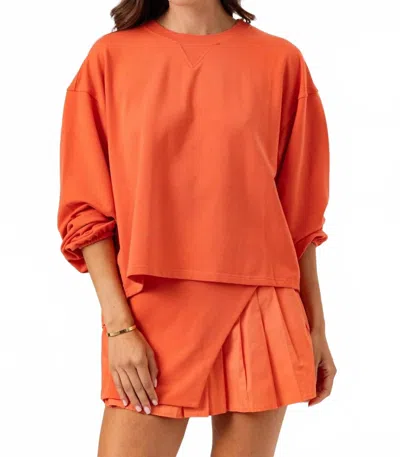 Sundays Marris Pullover Top In Dune In Multi