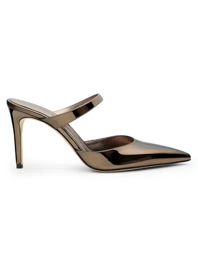 Stuart Weitzman Stuart Power 85 Heeled Mules In Multi