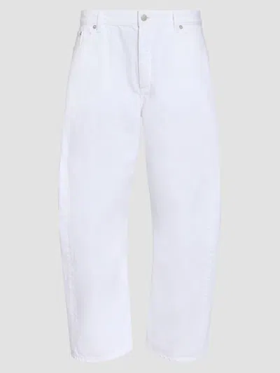 Alaïa Alaia White Rodeo Denim Trousers In White