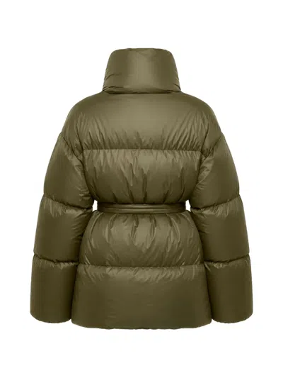 Bacon Dada Quilted Wrap Jacket In Green
