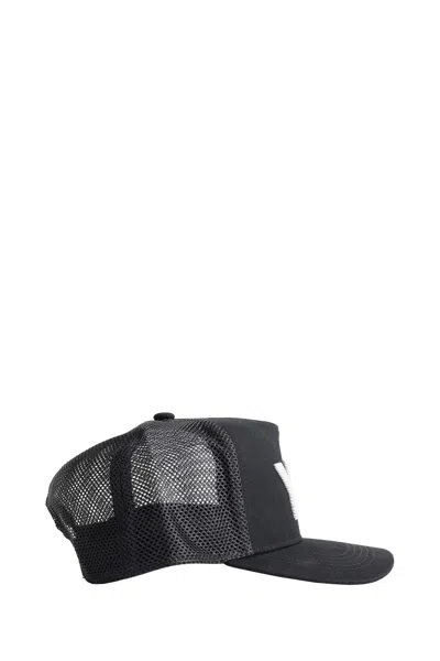 Y-3 Logo-patch Trucker Cap In Black