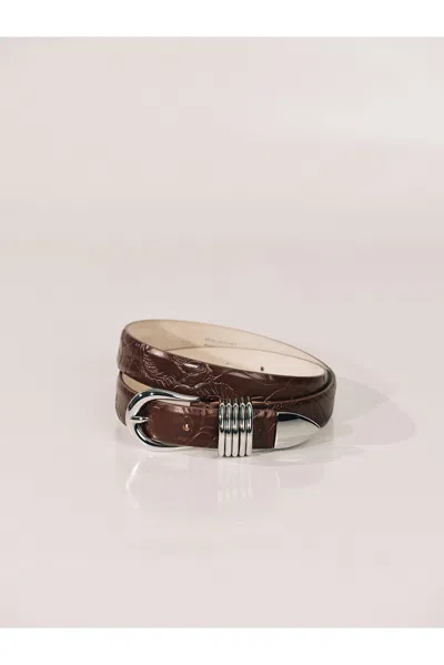 Dehanche Hollyhock Embossed Belt