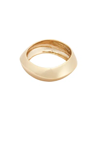 Same Wave Bangle In Gold