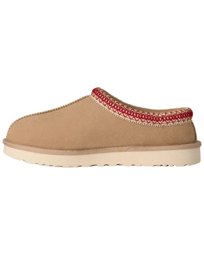 Ugg Tasman Suede Slippers With Shearling Lining In Multi