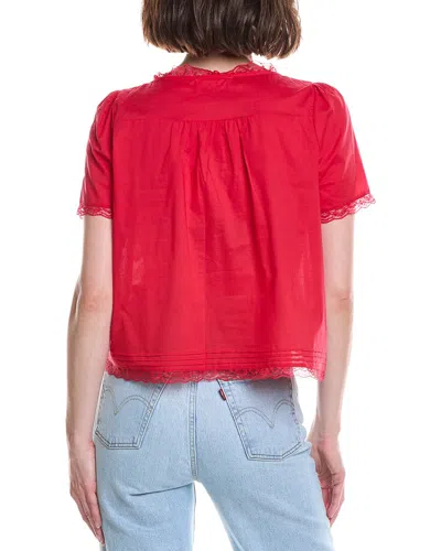 To My Lovers Solid Top In Red