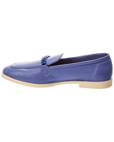 Baldini Leather Loafer In Multi