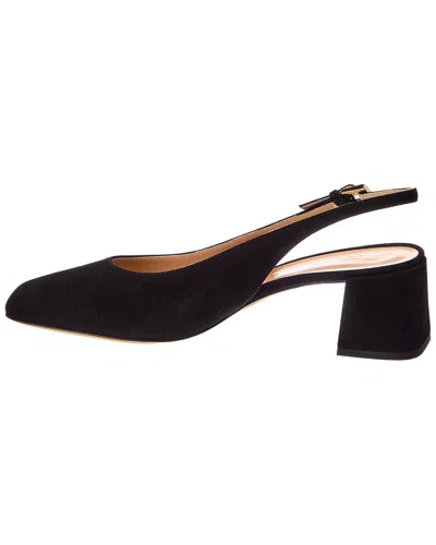 Baldini Suede Slingback Pump In Black