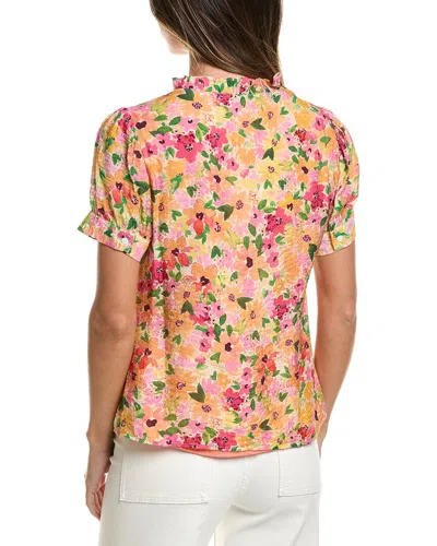 Cece V-neck Top In Multi
