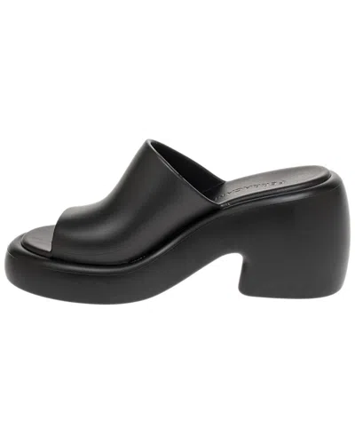 Ferragamo Deva Platform Slide Sandal In Blue