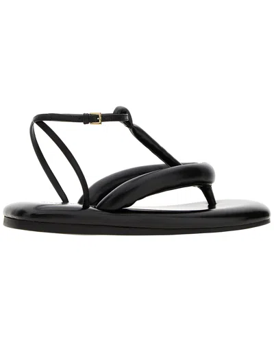 Givenchy Boudoir Bicolor Thongs In Nappa Leather In Animal Print