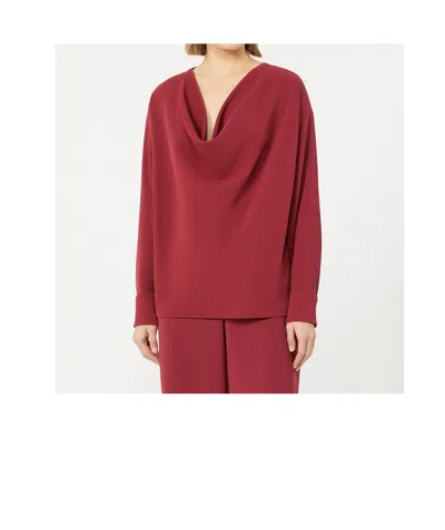 Max Mara Studio Mstottimo Long-sleeved Top In Multi