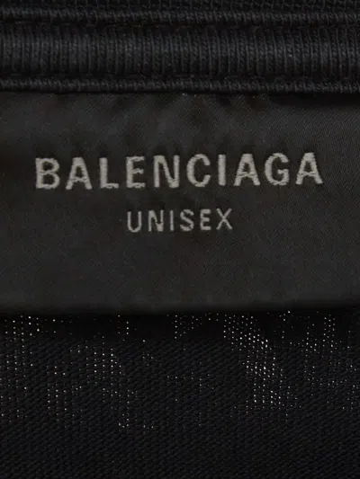 Pre-owned Balenciaga Distressed Oversized T-shirt In Black