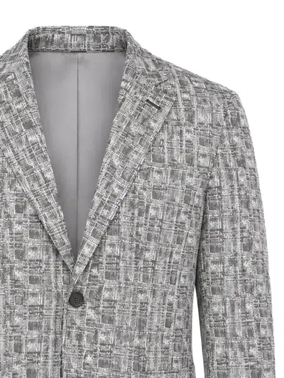 Corneliani Identity Notch-lapel Jacket In Gray