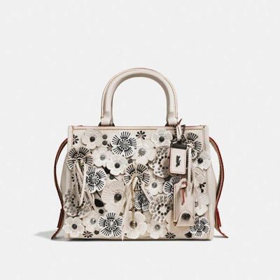 Coach Rogue Bag 25 With Wild Tea Rose In : Bp/chalk