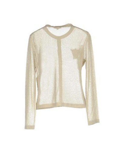 Shop Intropia Cardigans In Beige